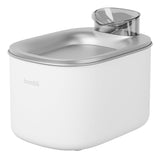 EAN 8721022291673 - Hombli HBWF-0109 comedero y bebedero para perro y gato Acero inoxidable Blanco Bebedero automático para m imagen 1