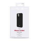 Funda Celly Cromo Iphone 12 Mini Negra