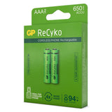 Gp Akku Aaa Micro Nimh 650 Mah 1,2v Recyko 2er Blister