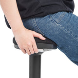 Ergonomic Height Adjustable Wobble Stool, Naranja