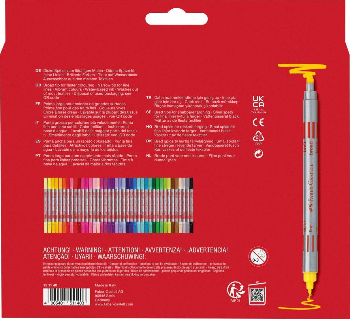 Faber-Camell Doppelfasermaler 40er Etui