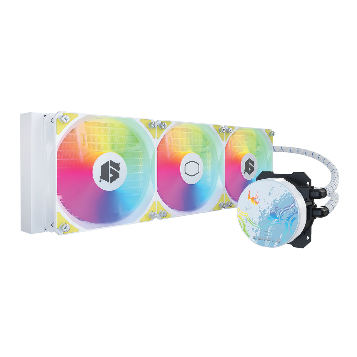 Kit Watercooling Aio Cooler Master Masterliquid L Core Street Fighter 6 Rgb - 360mm (Blanco/Azul)