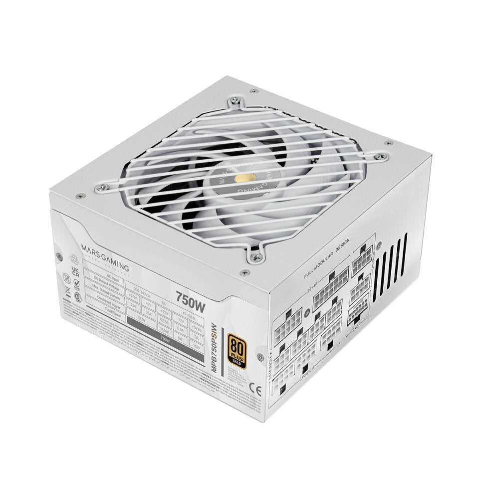 EAN 8435693114161 - Mars Gaming MPB750PSI unidad de fuente de alimentación 750 W 24-pin ATX ATX Blanco imagen 1