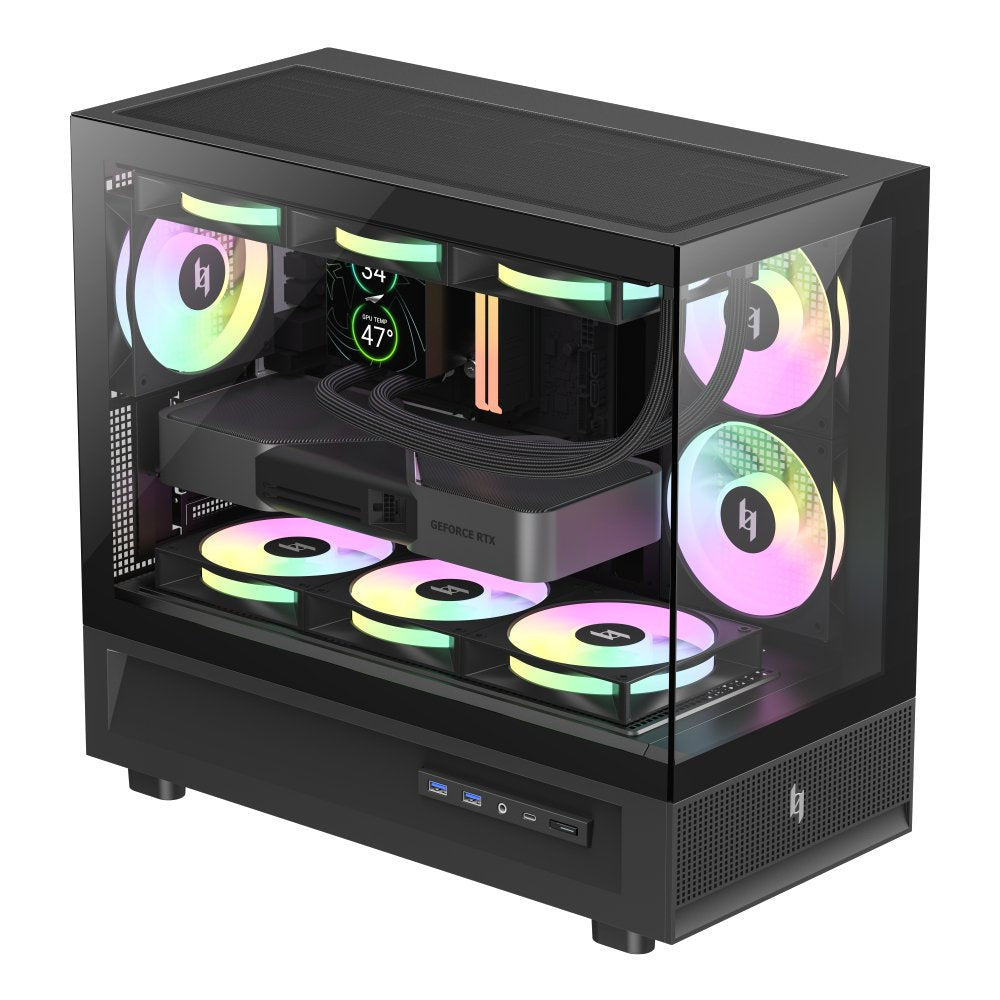 EAN 6931858712149 - GameMax NEX C31 BK carcasa de ordenador Negro imagen 5