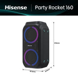 EAN 6942351411071 - Hisense Party Rocket 160 Altavoz para fiestas Negro 160 W imagen 2