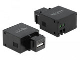 Adap Delock Keystone Usb Typ-A Lade2,1 A Negro
