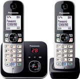 Panasonic Kx-Tg6822gb Teléfono Teléfono Dect Negro, Plata Identificador De Llamadas