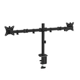 Soporte De Mesa Para 2 Monitores  Hasta 27" 8+8 Kg Max, 13-27, Vesa 100x100, 10mm-88mm