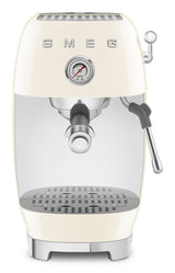 Smeg Espressomaschine Ecf03creu, Thermoblock, Cold Brew, Dampfdüse, 1.4l Tank