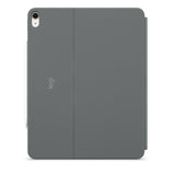 Logitech Combo Touch Caja De Teclado Y Folio Con Panel Táctil Luz Trasera Apple Smart Connector Azerty Francés Gris Oxford Para Apple 13-Inch Ipad Air (M2)