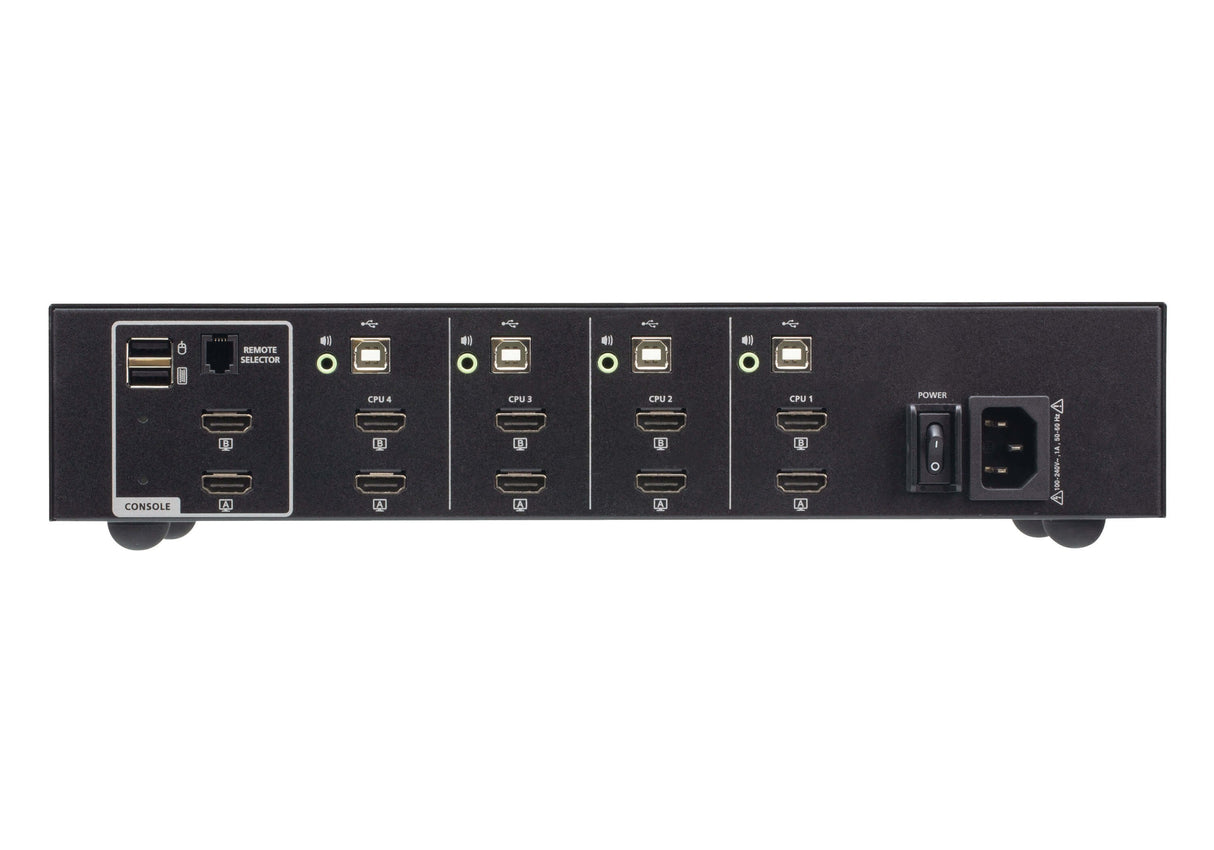 4-Port Usb - 4k Hdmi Secure Kvm Switch (Psd Pp V4.0 Compliant)