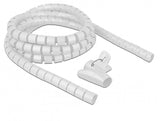 Delock Manguera En Espiral Con Herramienta De Extracción De 2,50m X 25 Mm Blanco