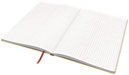 Leitz Cuaderno De Notas Cosy Touch 80h Cuadriculado T/Dura Cierre C/Goma Din B5 Amarillo