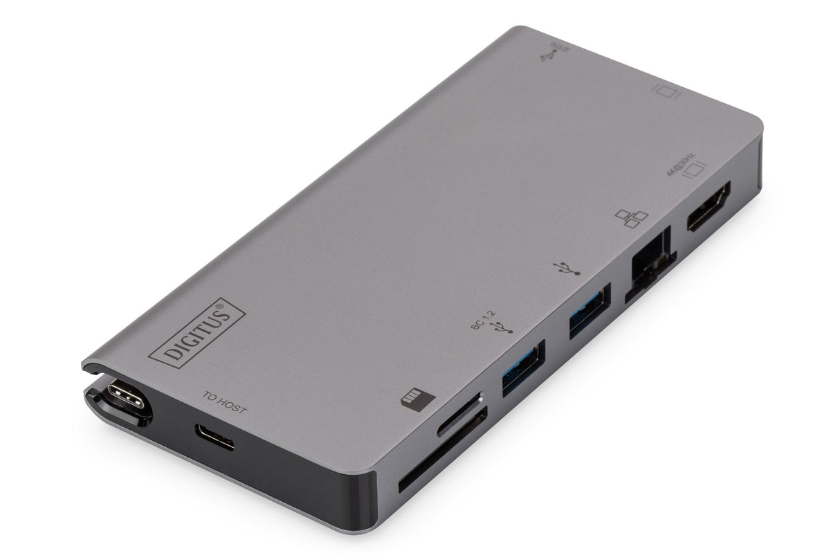 Digitus Dock Station Usb-C 8x Puertos Gris