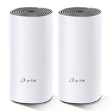 EAN 6935364085278 - TP-Link Deco E4 (2-pack) Doble banda (2,4 GHz / 5 GHz) Wi-Fi 5 (802.11ac) Blanco, Gris Interno imagen 1