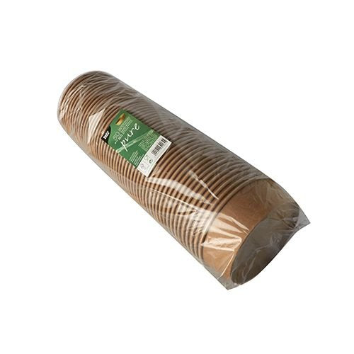 Papstar Pure Einweg-Salatschalen 15 Cm 500 Ml Marrón