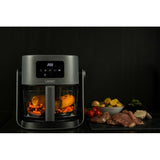 Freidora Lauben Lbafmggaf55ba Sencillo 5,5 L 1500 W Freidora De Aire Caliente Gris