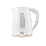 Hervidor De Agua Adler Ad 1264 1,7 L Avellana, Blanco 2200 W