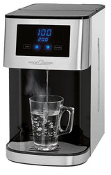 Dispensador  Proficook Pc-Hws 1145 De Agua Caliente, Hervidor De Agua Acero Inoxidable/Negro 501145