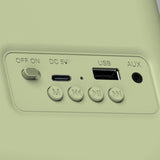 Radio Portátil Bluetooth Haeger Retro Verde