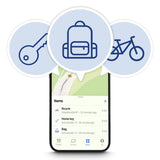 Localizador Hama Find My Antiperdida Para Apple - Bluetooth - Policarbonato Y Silicona - Autonomia Hasta 240 Dias -