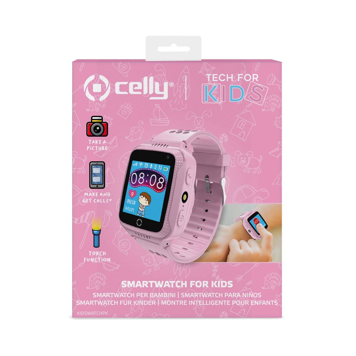 Smartwatch For Kids Pink