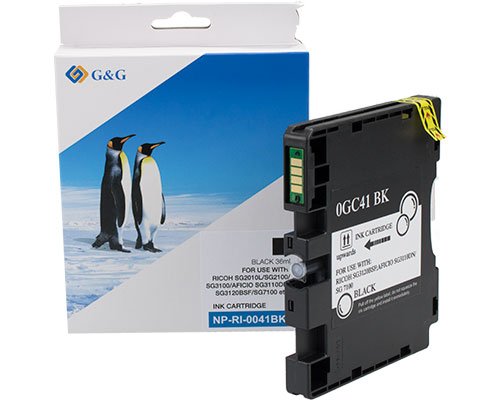 Tinta G&G Compatible Con Ricoh Gc41k/ 405765 Xl-Negro