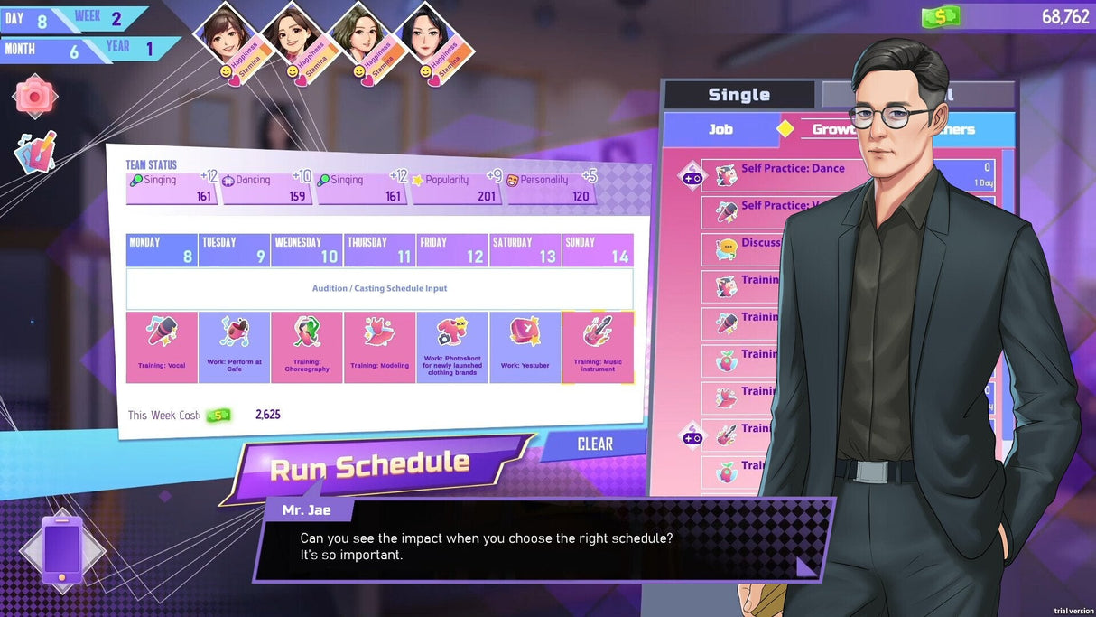 Juego K-Pop Idol S. Road To Debut Playstation 5