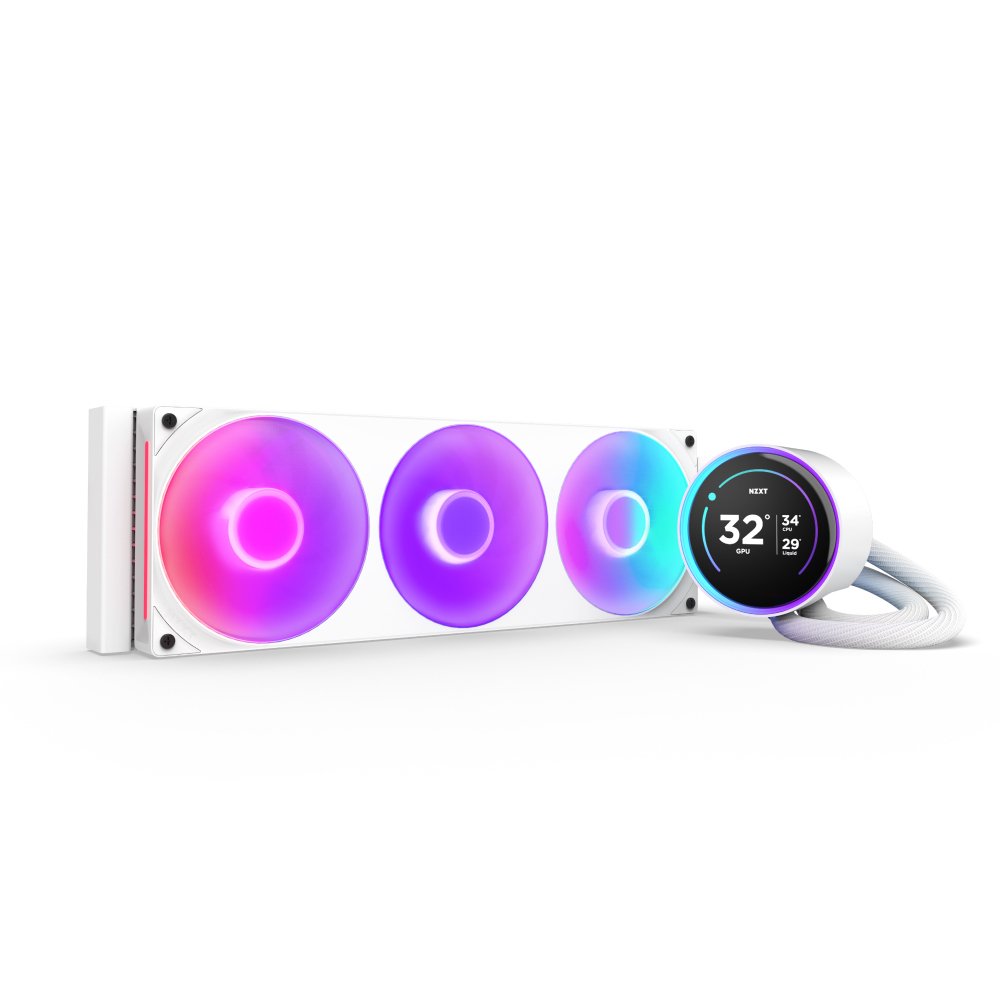 Nzxt Kraken Elite 360 Rgb 360 Mm, Refrigeración Líquida Rl-Kr36e-W2