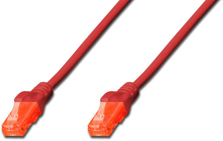 EAN 4016032315797 - Digitus CAT6 U-UTP 0.5m cable de red Rojo 0,5 m U/UTP (UTP) imagen 1