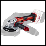 Amoladora Angular A Batería Einhell Professional Axxio, 18 Voltios (Rojo/Negro, Sin Batería Ni Cargador) 4431140
