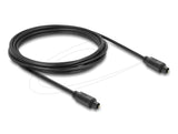 Delock Toslink Cable Stecker Auf Stecker, Ø 4 Mm, 3 M, Schwarz