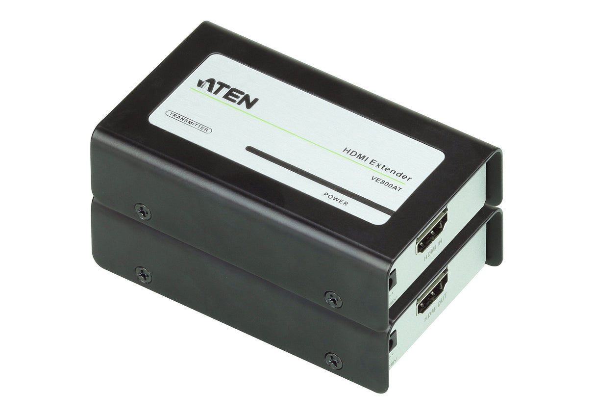 Extensor Hdmi, Aten Ve800a, Máx. 60m Mediante Cable De Red Rj 45, 3d, Fullhd, Compatible Con Hdcp