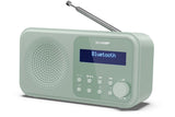 Sharp Dr-P420(Gn) Tokyo Portable Digital Radio, Fm Dab Dab+, Bluetooth 5.0, Usb Or Battery Powered, Aquamarine Green