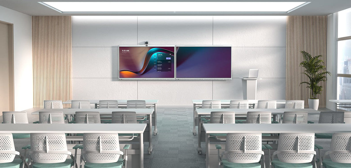 Yealink Meetingboard Panel Plano Interactivo 165,1 Cm (65") Led Wifi 4k Ultra Hd Negro Pantalla Táctil Procesador Incorporado Android 10