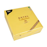 Papstar Royal Collection - Serviette - Tamaño 40 X 40 Cm - Einweg - Amarillo (Paquete De 50)