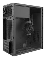Coolbox Caja Pc M440 Microatx Negro Bahías Int:2x3'5/2'5/ 2xusb3.0, 1xusb2.0/ Audio In/Out/ Sin Fuente De Alimentación