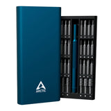 Arctic Precision Screwdriver Toolkit - Juego De Destornillador De Precisión 62 En 1, Estrella/Plano/Torx/Pozidriv/Hex, Carcasa Aluminio, Para Electrónica, Ordenador Portátil, Tableta, Gafas, Relojes