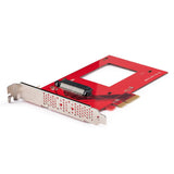Startech Tarjeta Adaptador U.3 A Pcie Pcie 4.0 X4 Para Ssds U.3 Nvme De 2,5 Pci Express Sff-Ta-1001