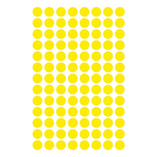 Avery Zweckform Klebepunkte 3013 Amarillo Ø 8,0 Mm, 416 Unidades