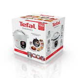 Tefal Cy851130 Olla Multi-Cocción 6 L Cromo, Blanco