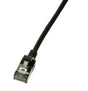 EAN 4052792053395 - LogiLink Slim U/FTP cable de red Negro 0,5 m Cat6a U/FTP (STP) imagen 1