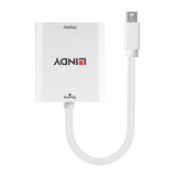 EAN 4002888410694 - Lindy 41069 adaptador de cable de vídeo Mini DisplayPort HDMI tipo A (Estándar) Blanco imagen 2