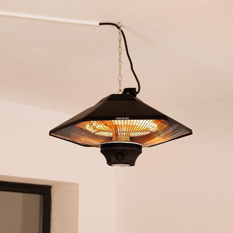 EAN 8435484082631 - Cecotec ReadyWarm 2000 Power Ceiling Exterior Negro 2000 W Calefactor eléctrico halógeno imagen 8