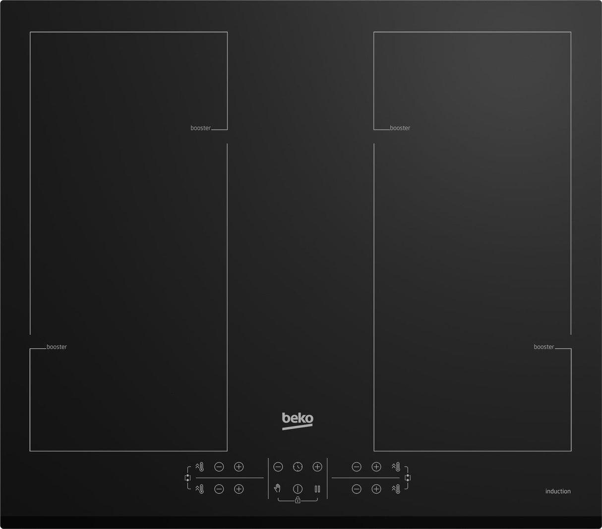 EAN 8690842384196 - Beko HII64206F2MT Negro Integrado 60 cm Con placa de inducción 4 zona(s) imagen 1