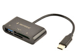 EAN 8716309100793 - Gembird UHB-CR3-02 lector de tarjeta USB 3.2 Gen 1 (3.1 Gen 1) Type-C Negro imagen 2