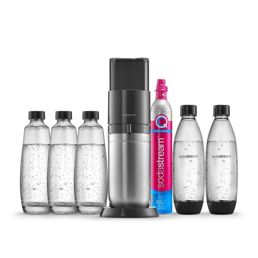 Dispensador De Agua Sodastream Duo Advantage Pack Titanio, Fabricante De Agua Con Gas 1016813490
