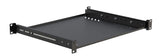 19" D=600 Special Tray With  Side Arms And Sliding Black