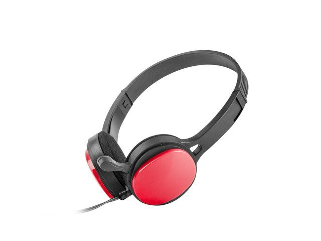 Ugo Auricular + Microfono Diadema Rojo