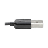 Adaptador Tripp Lite U236-000-R  Usb 2.0 Ethernet Nic - 10/100 Mbps, Rj45, Negro